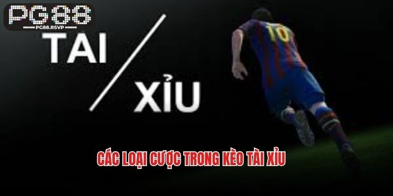 Các loại cược trong kèo Tài Xỉu 